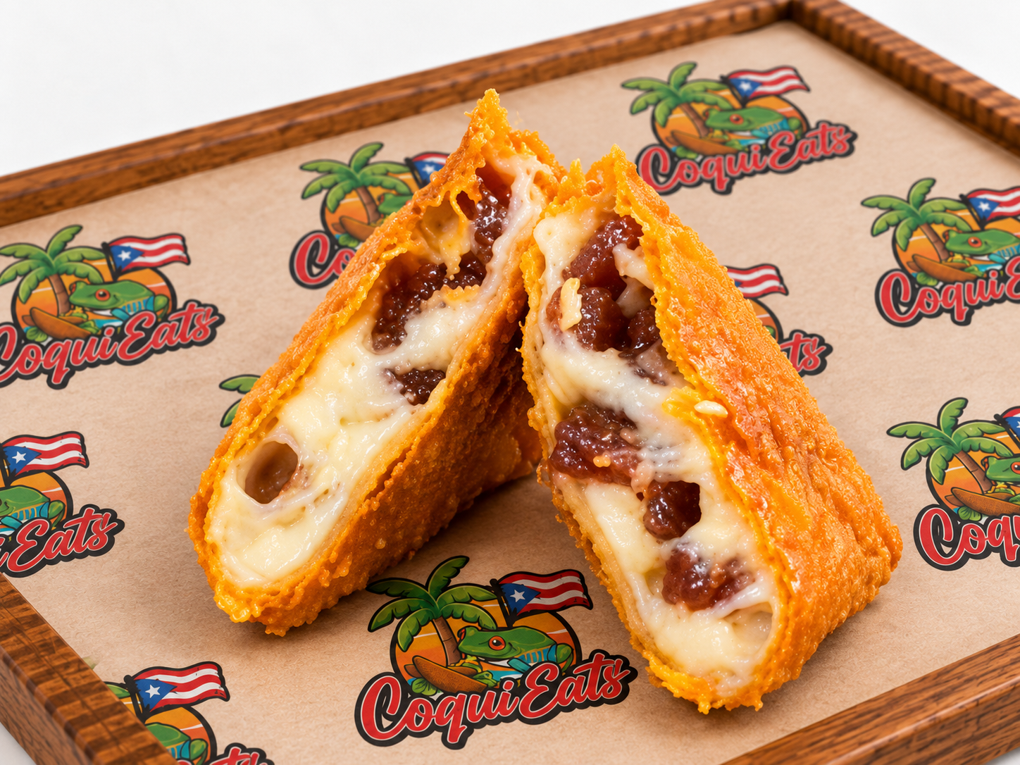 Guava and Cheese Empanadilla — Sweet guava and creamy cheese in a crispy golden empanadilla.