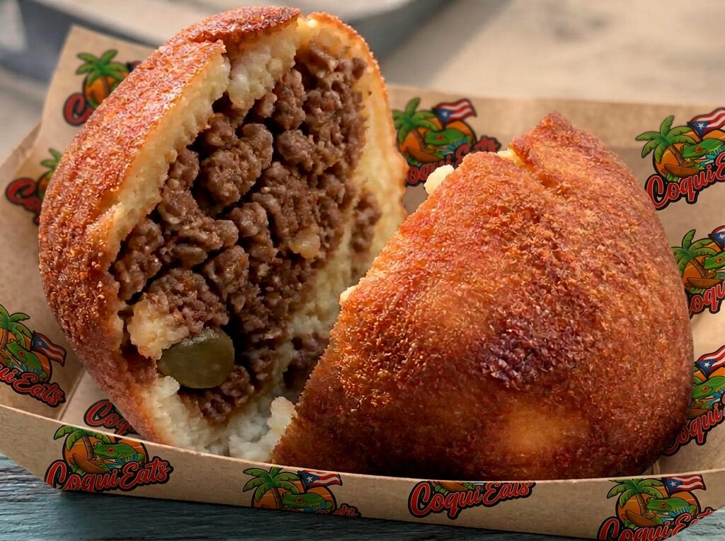 El Coqui de Papa — Potato Ball w/ Beef